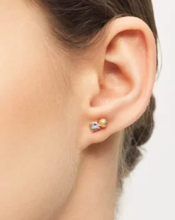 Diamond Eye Øredobb 1 Stk Gull