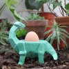 Dinosaur Eggeglass Grønn Keramikk