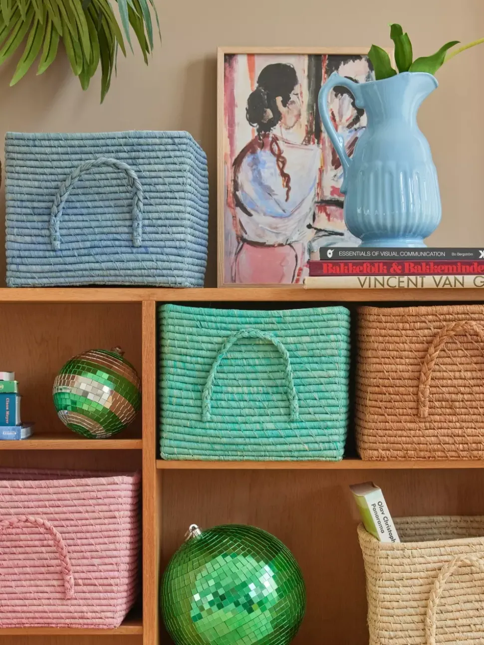 Discokule Sølv & Grønne Striper M