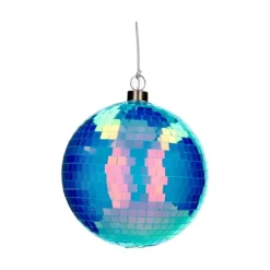 Disco Ledkule Neonblå D15cm