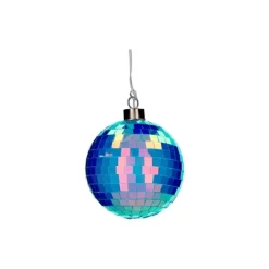 Disco Ledkule Neonblå D10cm