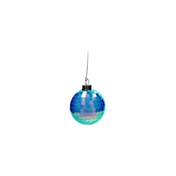 Disco Ledkule Neonblå D8cm