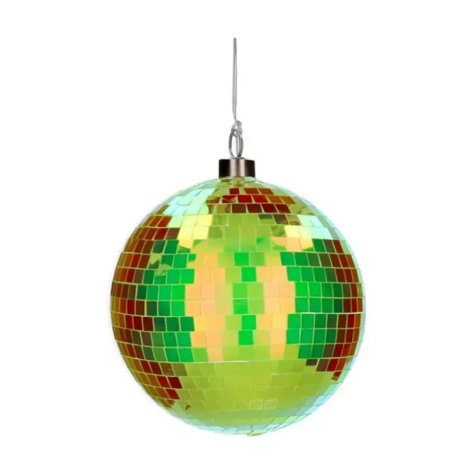 Disco Ledkule Neongrønn D15cm