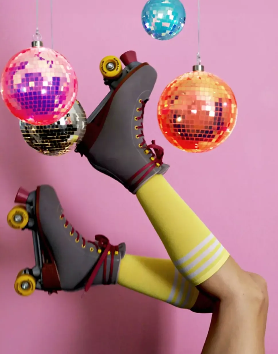 Disco Ledkule Neongrønn D10cm