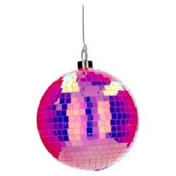 Disco Ledkule Neonrosa D15cm