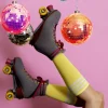 Disco Ledkule Neonrosa D8cm