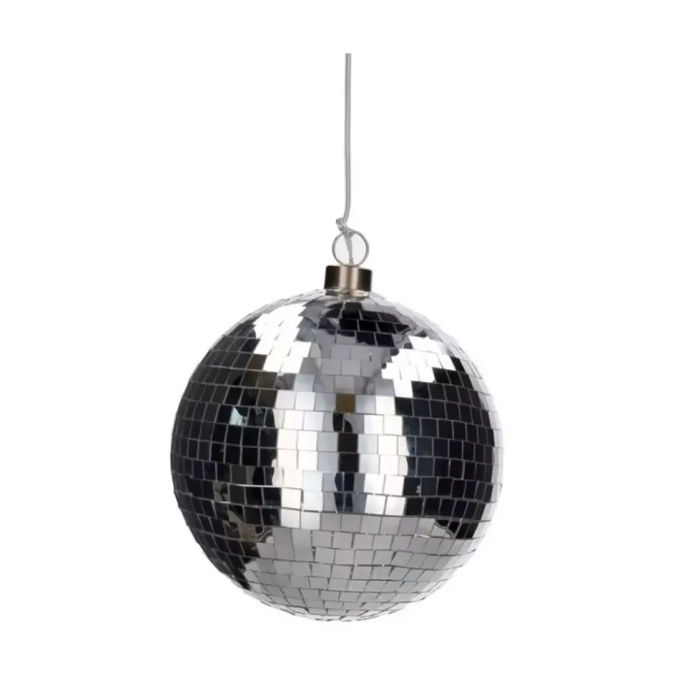 Disco Ledkule Sølv D15cm