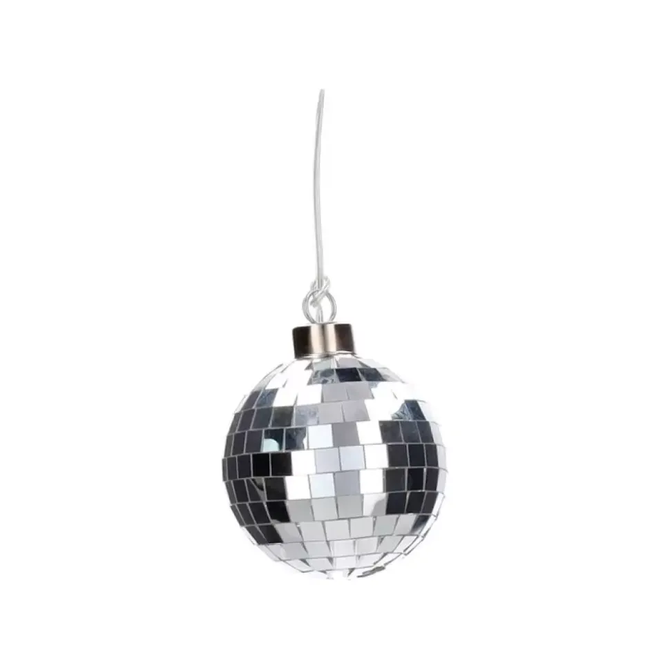 Disco Ledkule Sølv D8cm