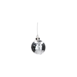 Disco Ledkule Sølv D8cm