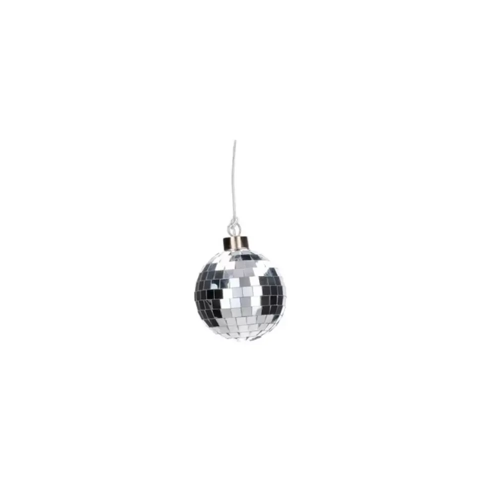 Disco Ledkule Sølv D8cm