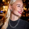 Donna Stor Dråpeøredobb Sølv