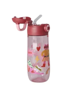 Drikkeflaske For Barn Hero Print Rosa