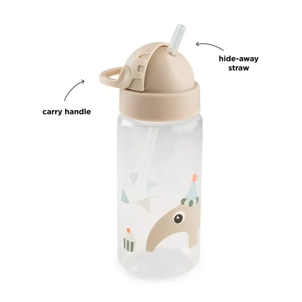 Drikkeflaske Med Sugerør Celebration Sand 350 Ml