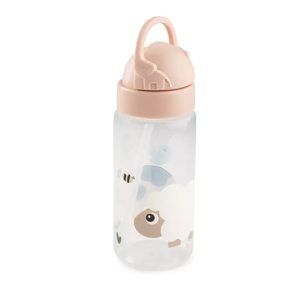 Drikkeflaske Med Sugerør Tiny Farm Powder 350 Ml
