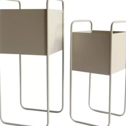 Dublin Blomsterkasse Beige s/2