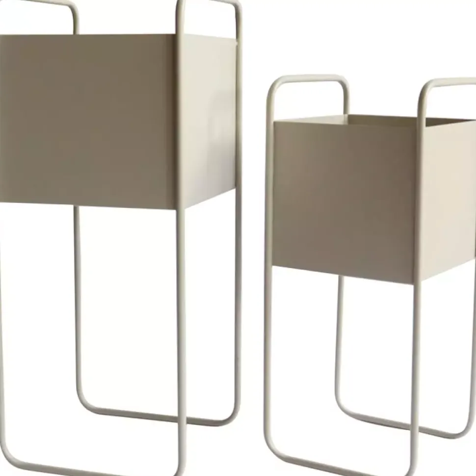 Dublin Blomsterkasse Beige s/2