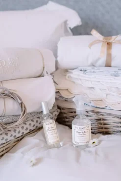 Durance Linen Mist Spray Cotton Flower