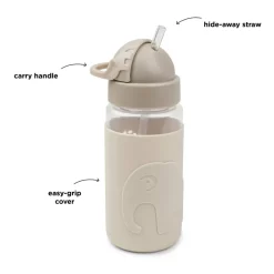 Easy-grip Straw Bottle Elphee Sand