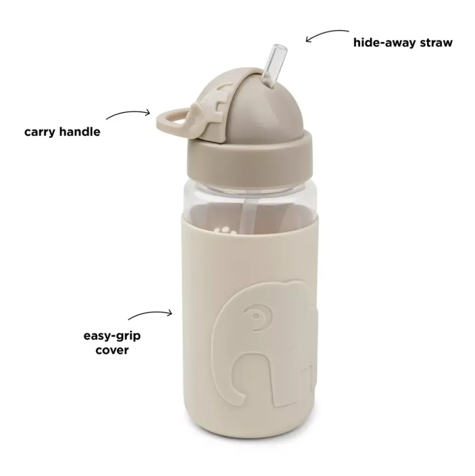 Easy-grip Straw Bottle Elphee Sand