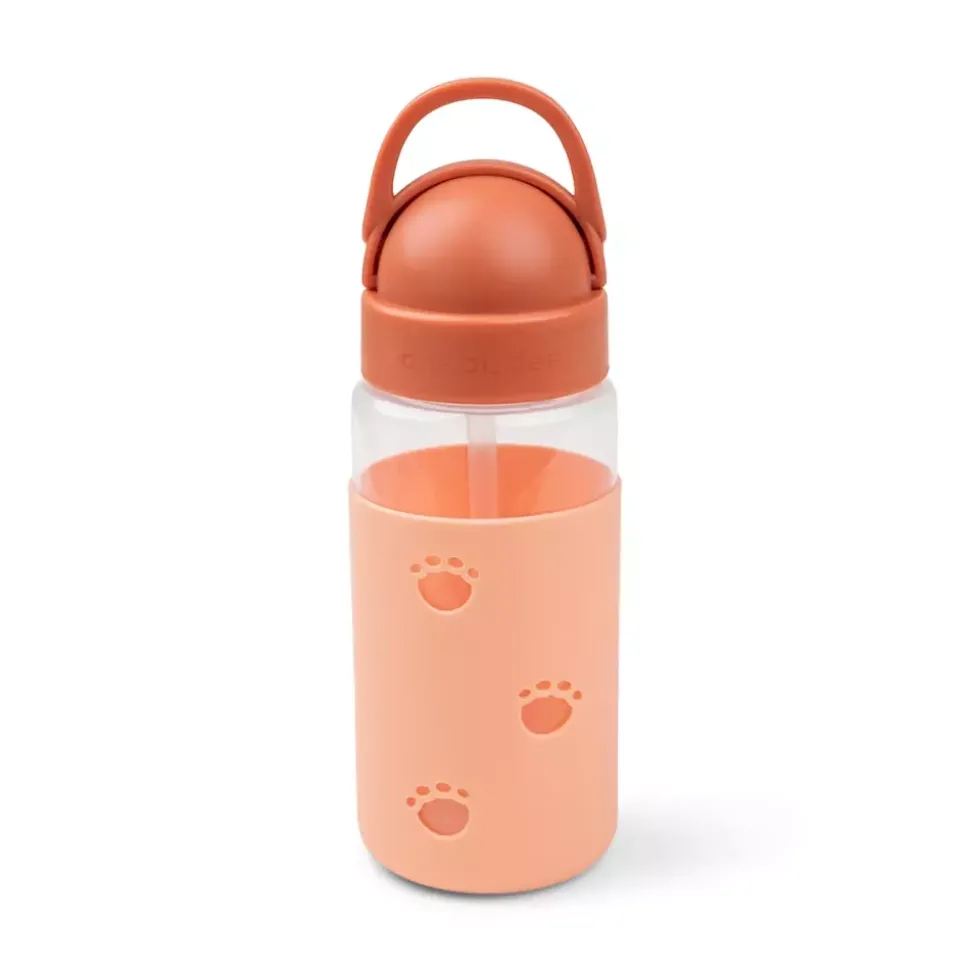 Easy-grip Straw Bottle Elphee Papaya