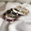 Emaljert Armbånd, Burgundy
