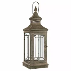 Farley Lanterne antikkgrønn metal 15,5x15,5 H47