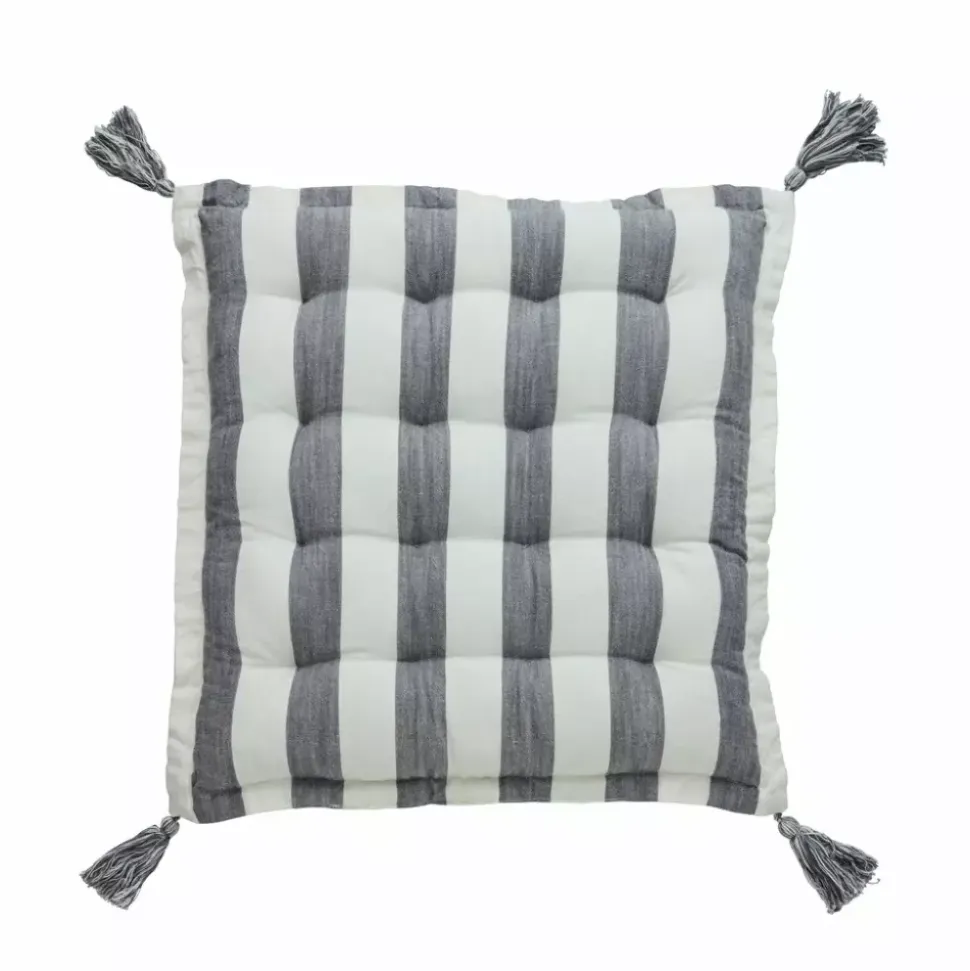 Felima Sittepute Hvit/Mørkegrå 45x45 cm