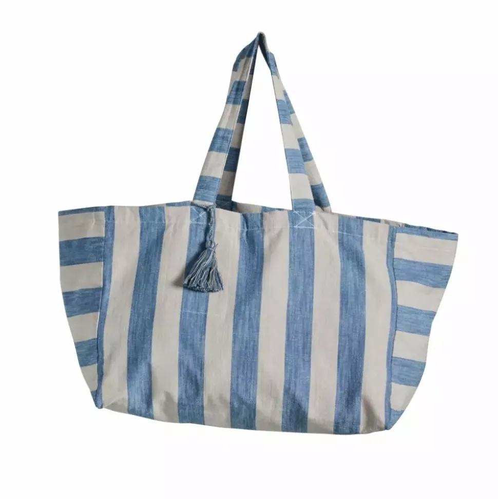 Felima Totebag Lin/Blå 50x25 cm