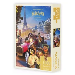 Flåklypa Puslespill 1000 - Fra Paris Til Pyramidene