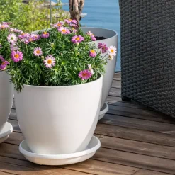Flowersea Blomsterurne Hvit H27