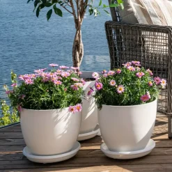 Flowersea Blomsterurne Hvit H27
