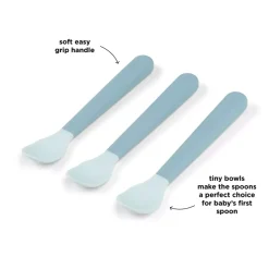 Foodie Easy-Grip Babyskje Blå