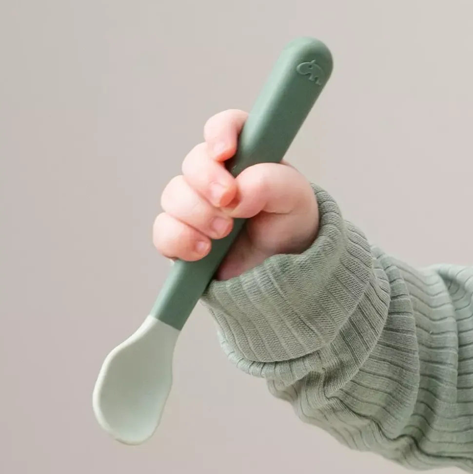 Foodie Easy-Grip Babyskje Grønn