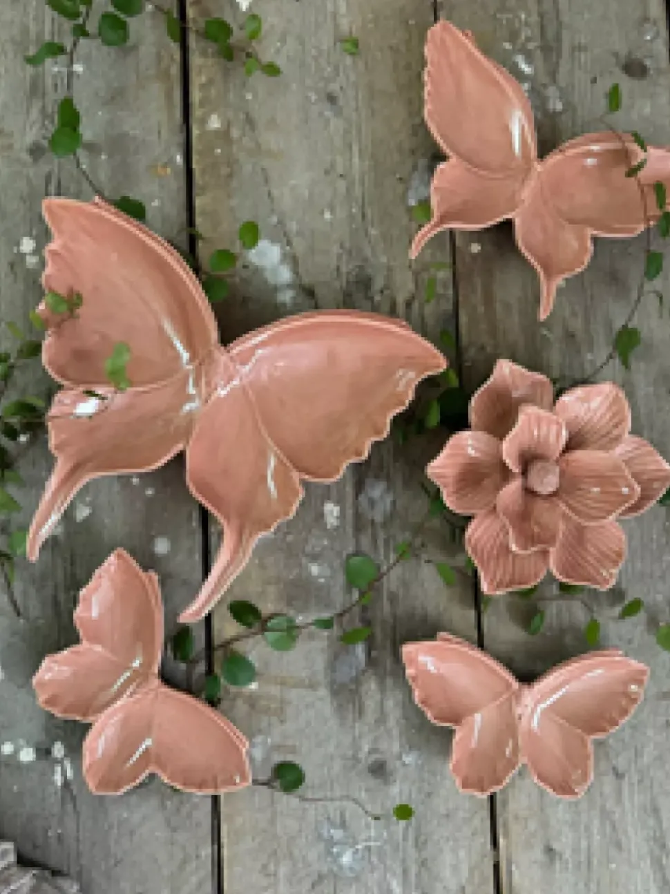 Garden Fat Sommerfugl Brique L