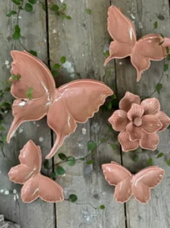 Garden Fat Sommerfugl Brique M