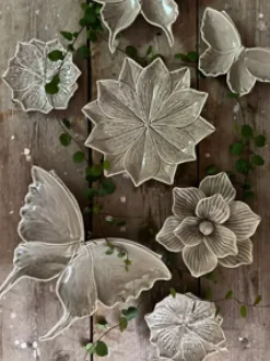 Garden Fat Sommerfugl Brique S