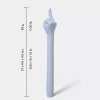 Gesture Taper Candle "F*CK YOU" Grått