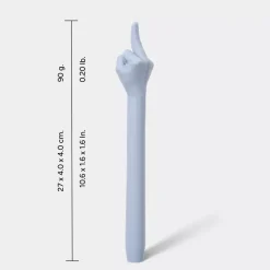 Gesture Taper Candle "F*CK YOU" Grått