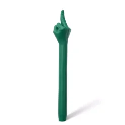 Gesture Taper Candle "F*CK YOU" Grønt