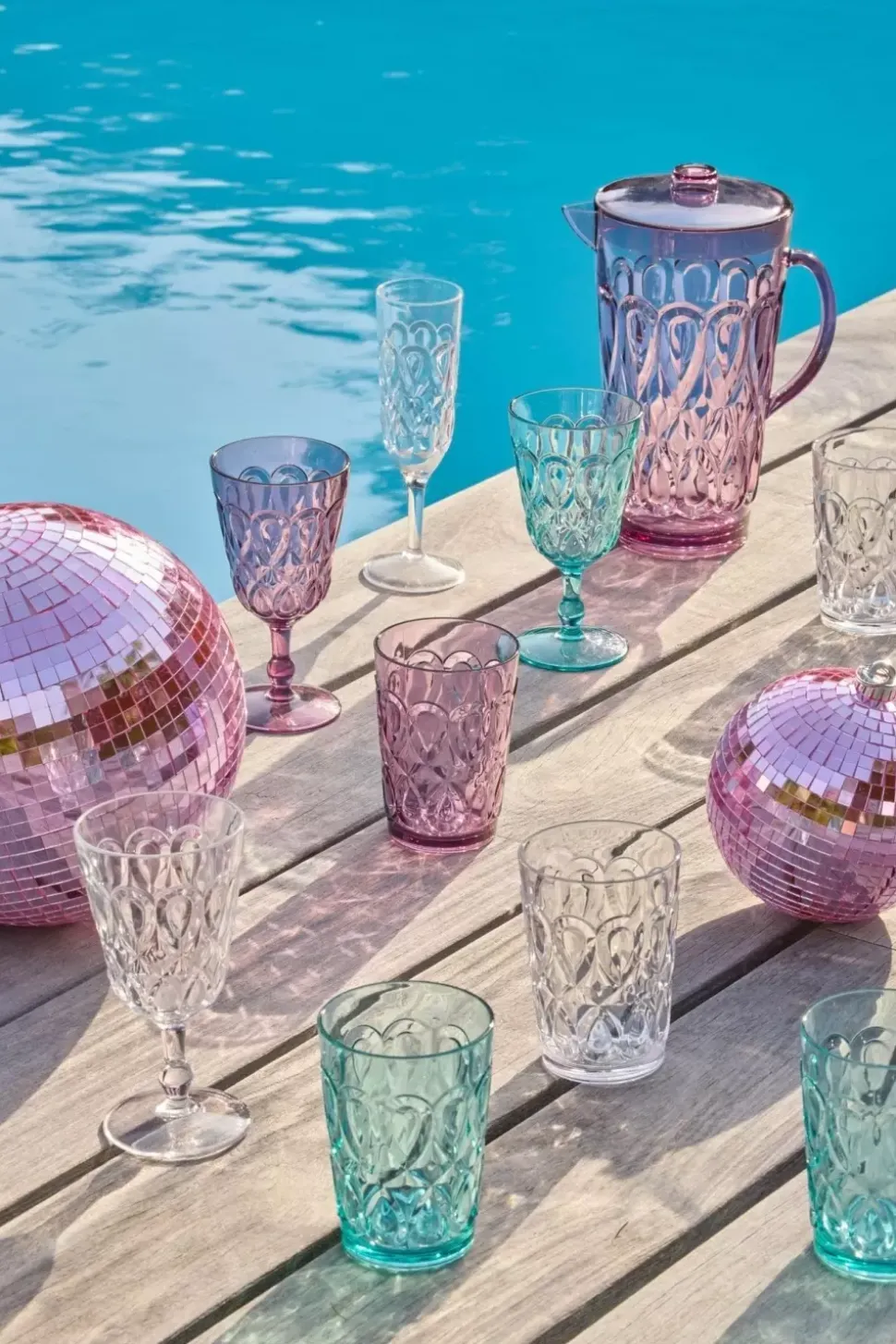 Glass Akryl Lilla