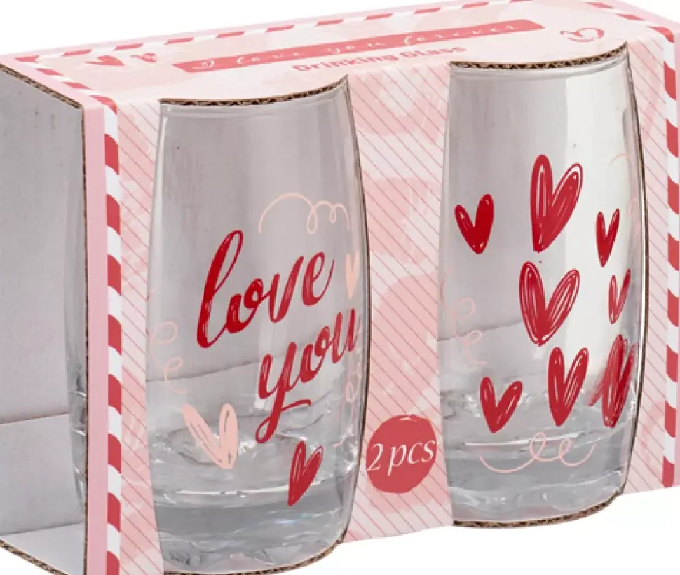 Glass Love You 2pk 300ml