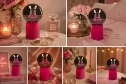 Glowmance Lysende Kule Med Neonlys - Lips