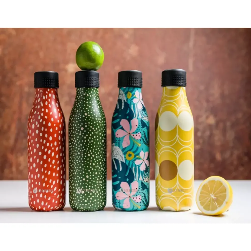Grønn M/Prikker Termoflaske - 0,5 l - Les Artistes Bottle Up Design
