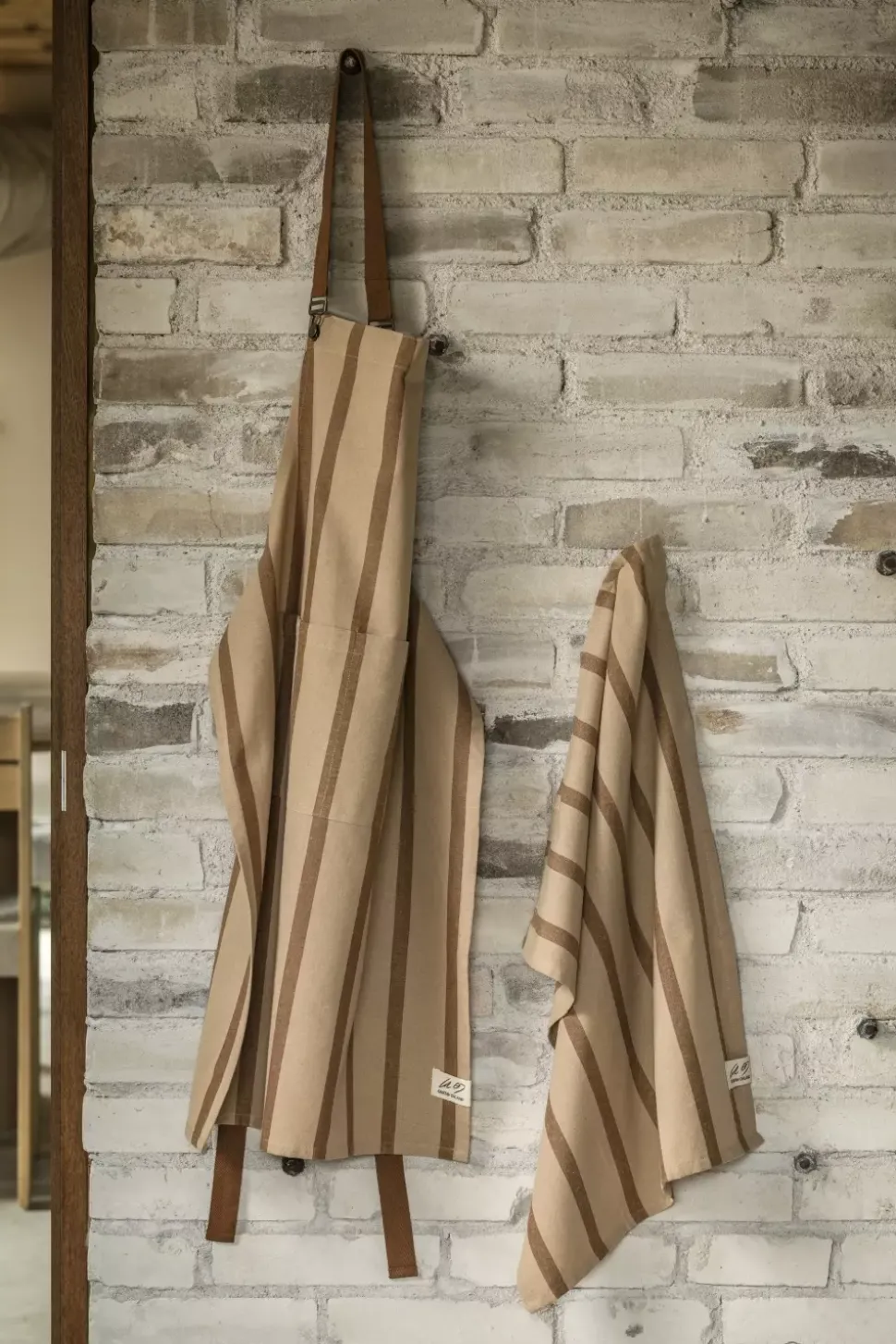 Gustav Ovland Belona forkle Onesize Beige / Vass