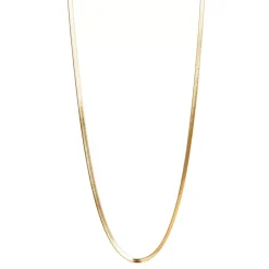 Halvlangt Kjede, Snake Chain, Unisex, G