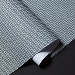 Halvor Bakke gavepapir 70cm x 5m Houndstooth blue