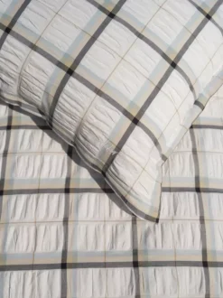 Halvor Bakke Nox sengesett 140x220/50x70 Blå / Midnight blue