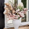 Happia Dekorblomst Mørkegrønn