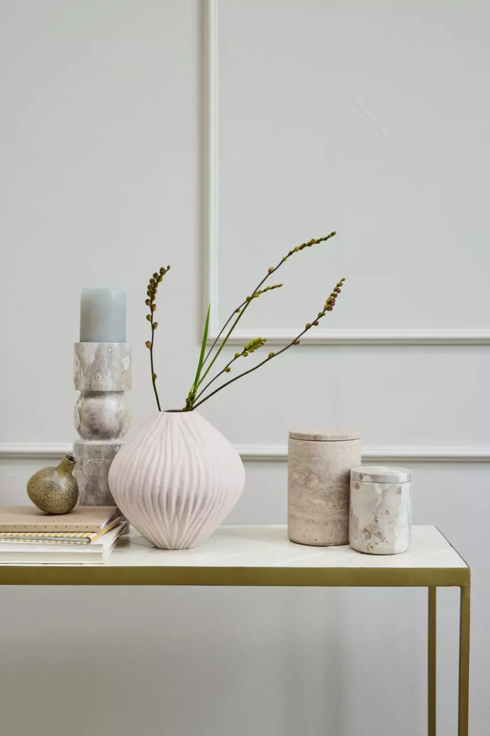 Helene Vase Brun Keramikk H9cm
