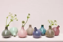 Helene Vase Lyserød Keramikk H9cm